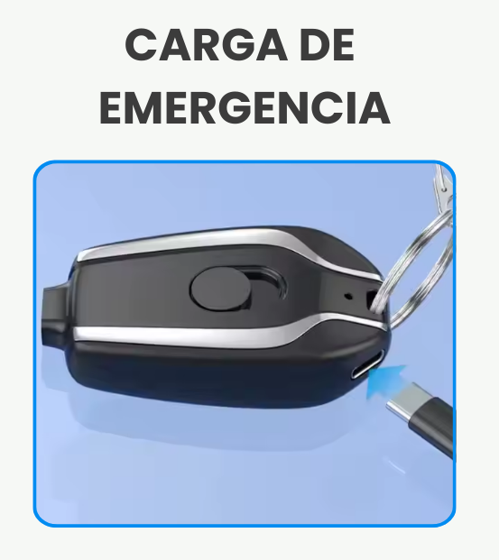POWERKEY| Mini batería. Tipo Power Bank /Llavero